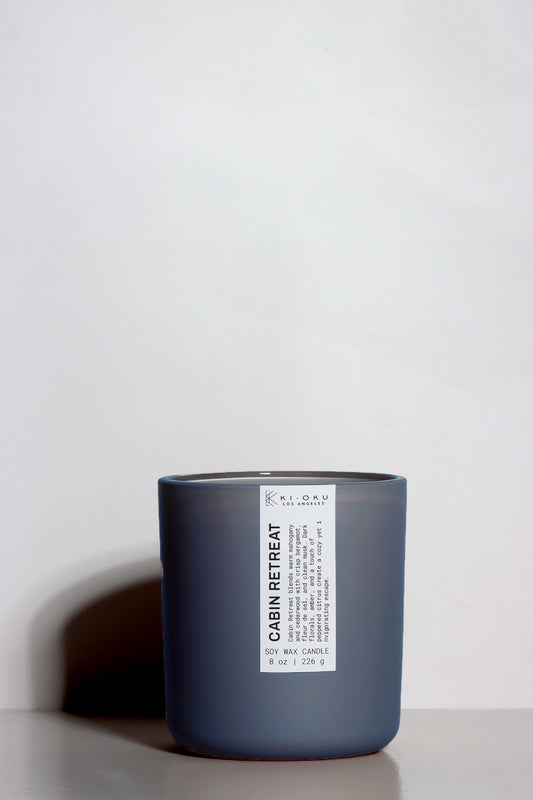 Cabin Retreat Candle 8oz | Escape to a Rustic Haven
